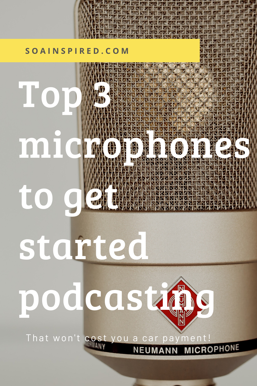Top 3 Podcasting microphones